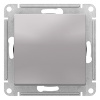 Атлас алюминий переключатель 1кл скрытая 10А IP20 