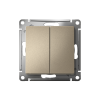 Атлас шампань переключатель перекрестный 2кл скрытая 10А IP20 