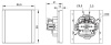Фортепиано серый переключатель 1кл скрытая 10А IP20 